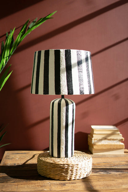 Striped Table Lamp