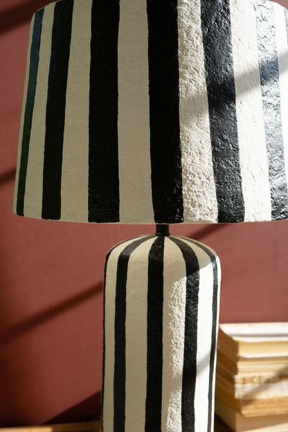 Striped Table Lamp