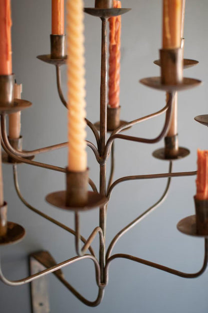 Iron 13 Taper Wall Candelabra (Back in Stock 8/5)