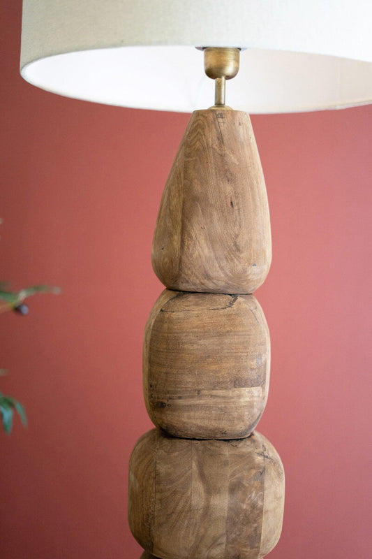 Mango Wood Table Lamp