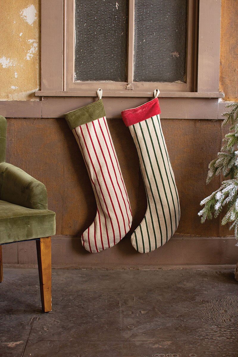 Giant Christmas Stockings, Set of 2