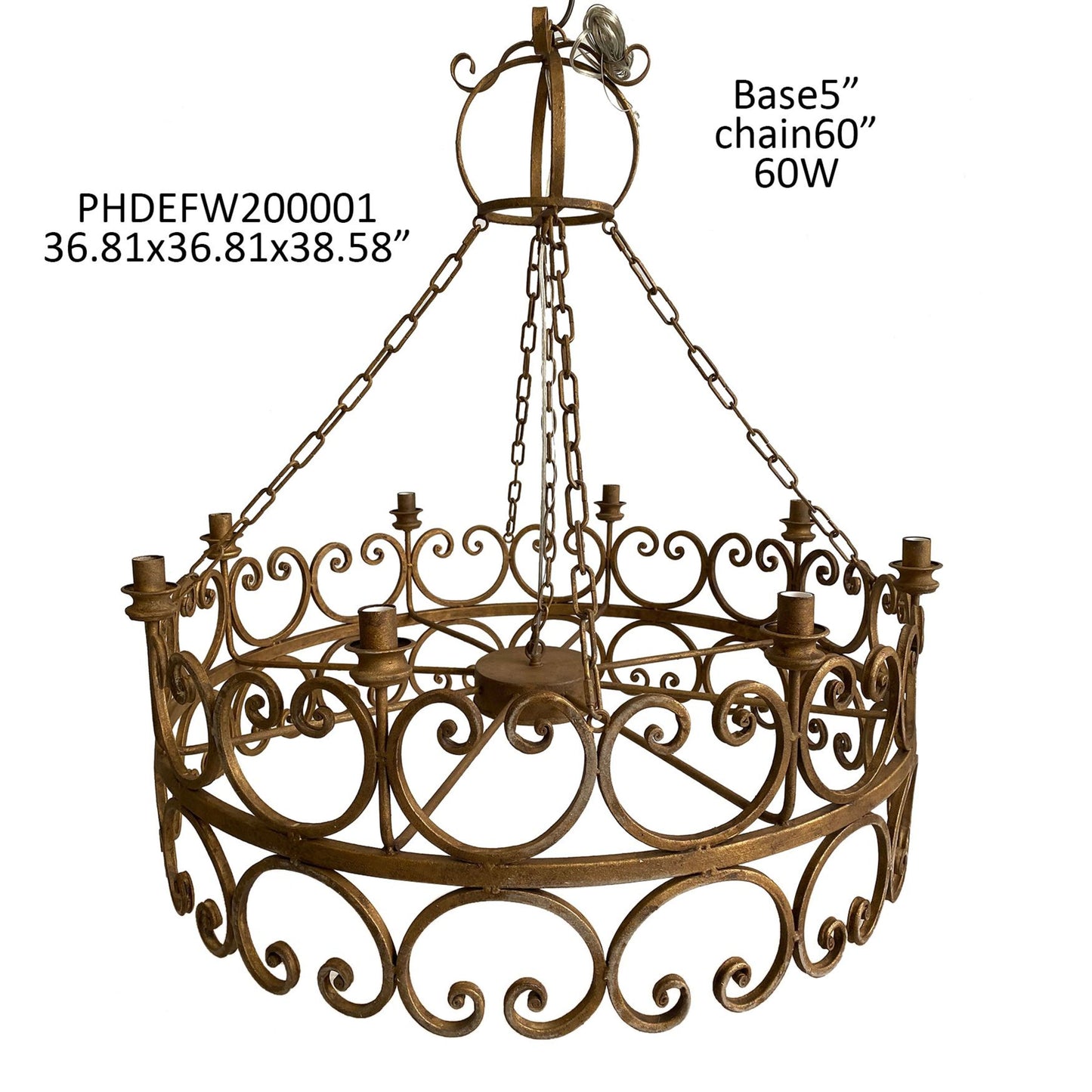 Saint Augustine Chandelier (Restock 01/13)