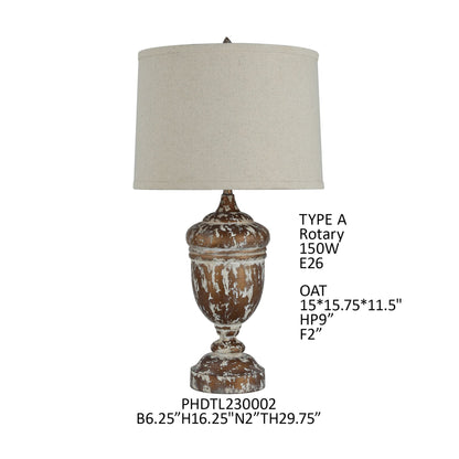 Merrimac Aged Table Lamp