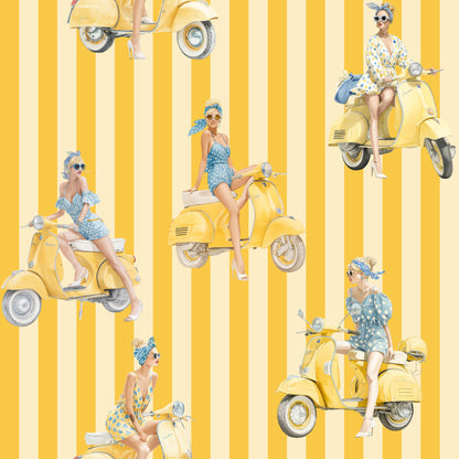 Vespa Gangster | Commercial Type ll Wallpaper