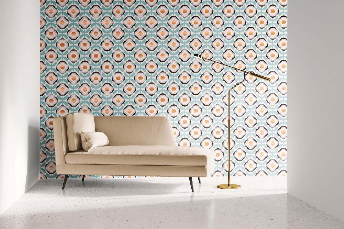 Sunny Side Up Flower | Clay Coated | Wallpaper