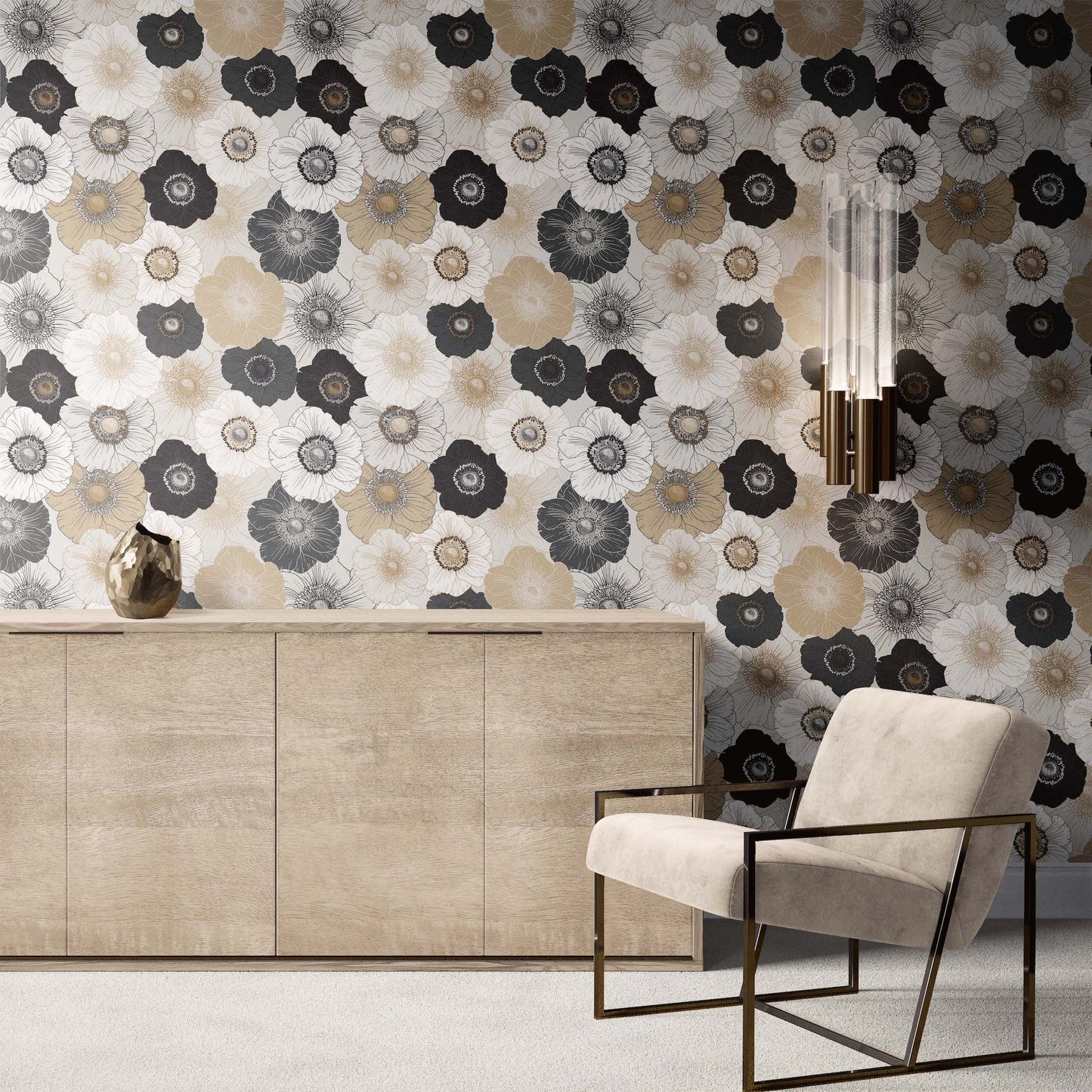 Flower Power | Clay Coated | Wallpaper