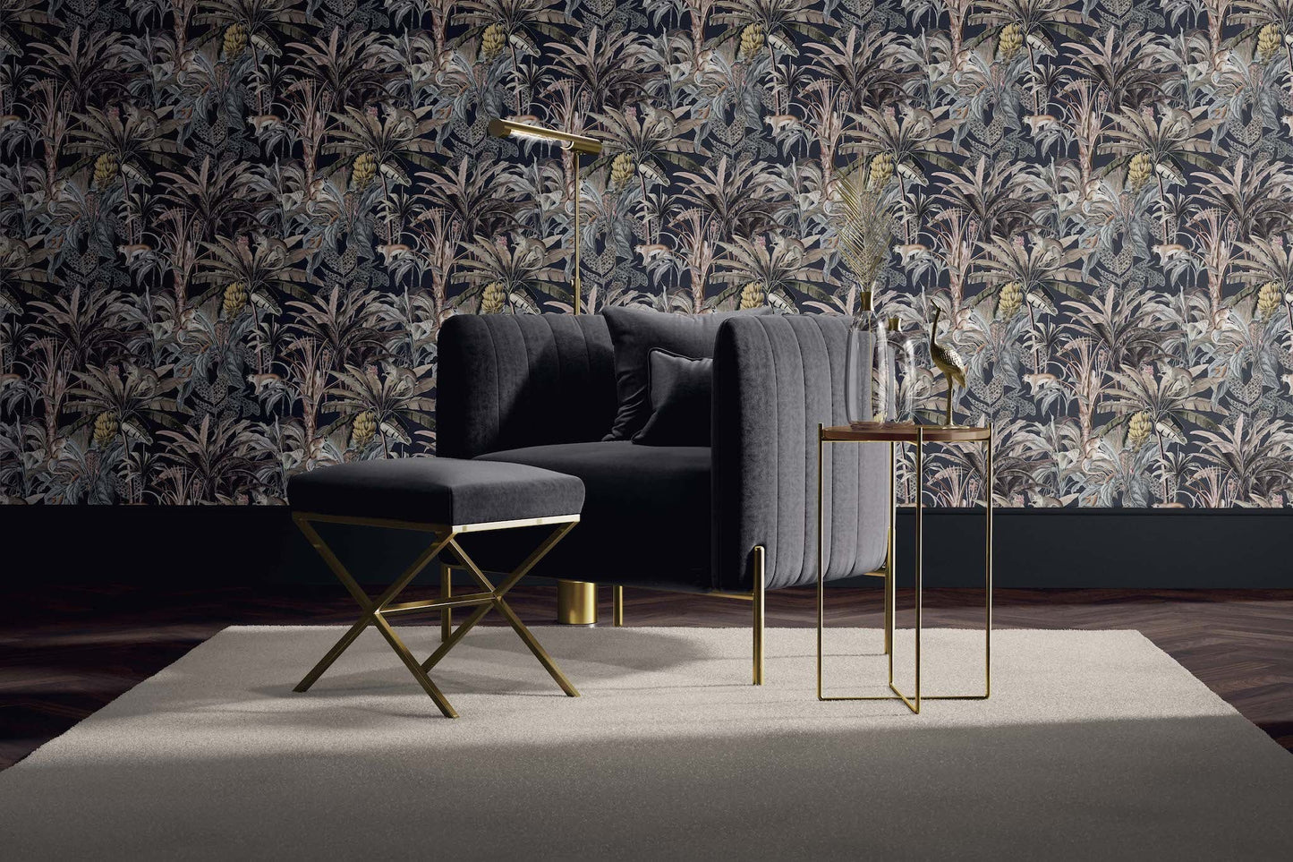 Luxury Jungle | Clay Coated | Wallpaper