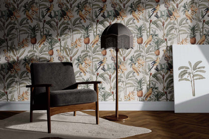 Tropical Sunshine | Luxe Traditional Wallpaper