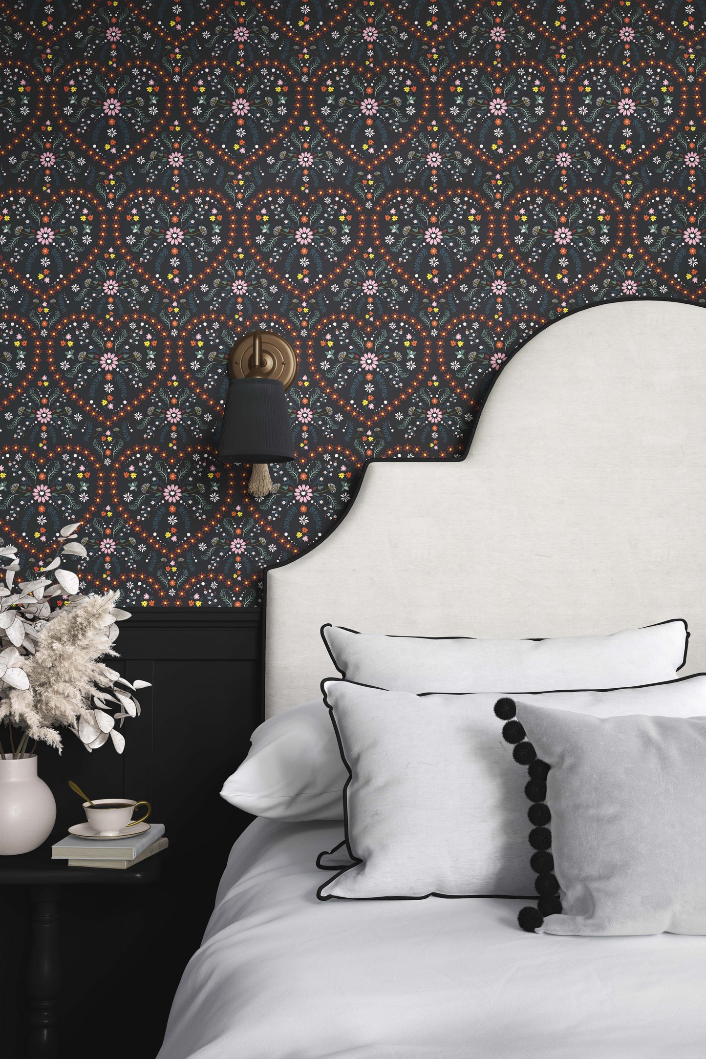 Vintage Hearts | Peel and Stick Wallpaper