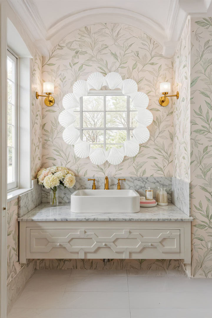 The Seashell Wall Mirror