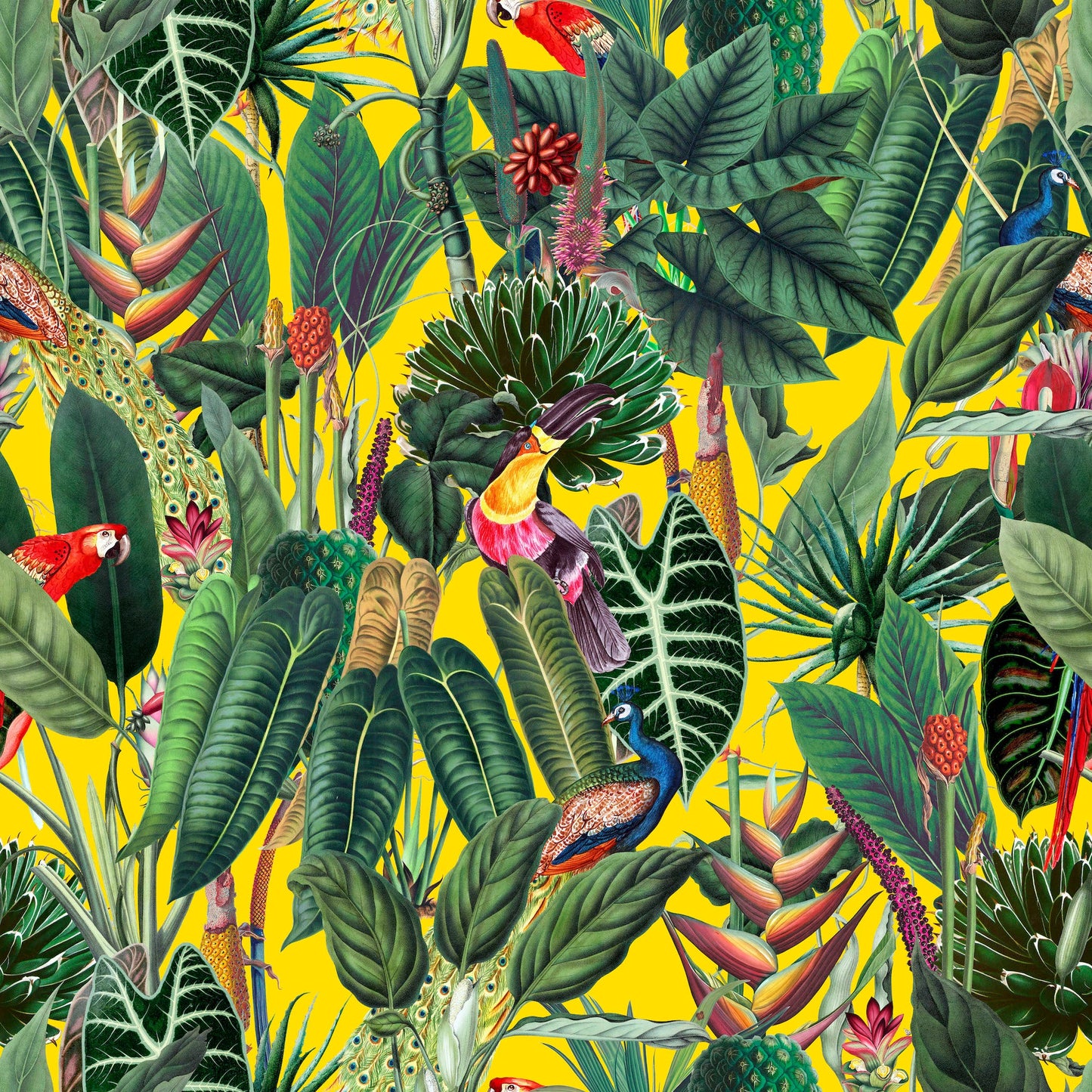 Exotic Rainforest | Clay Coated | Wallpaper
