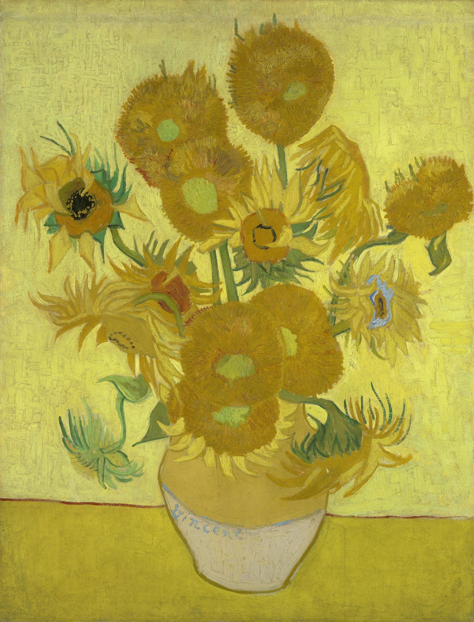 vincent van gogh sunflowers fine art museum print