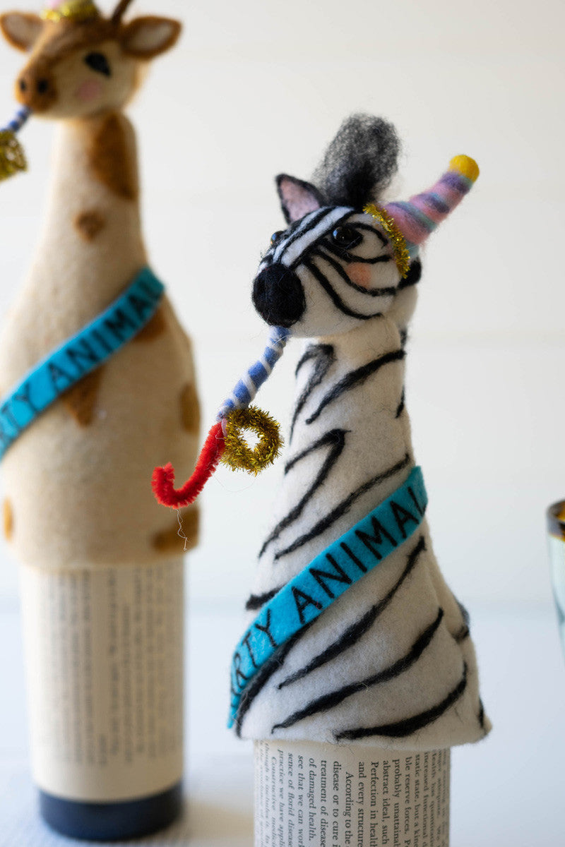 Party Animal Bottle Toppers