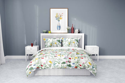 petite chic flower garden cotton bedding duvet