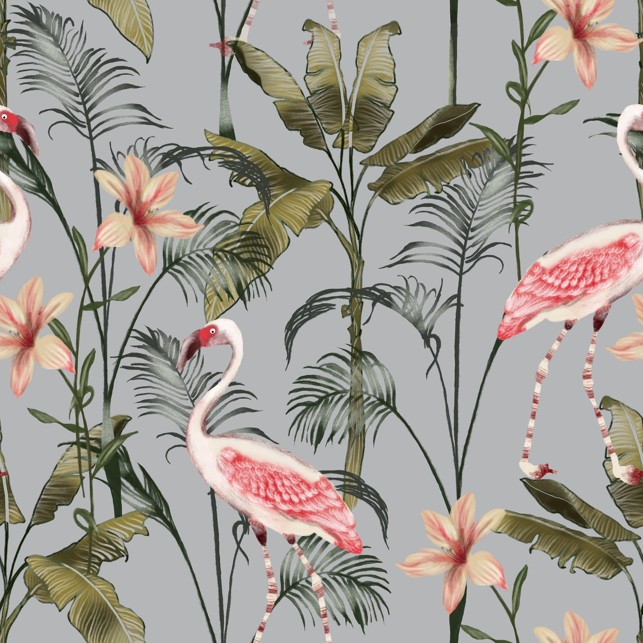 Summer Flamingo | Wallpaper