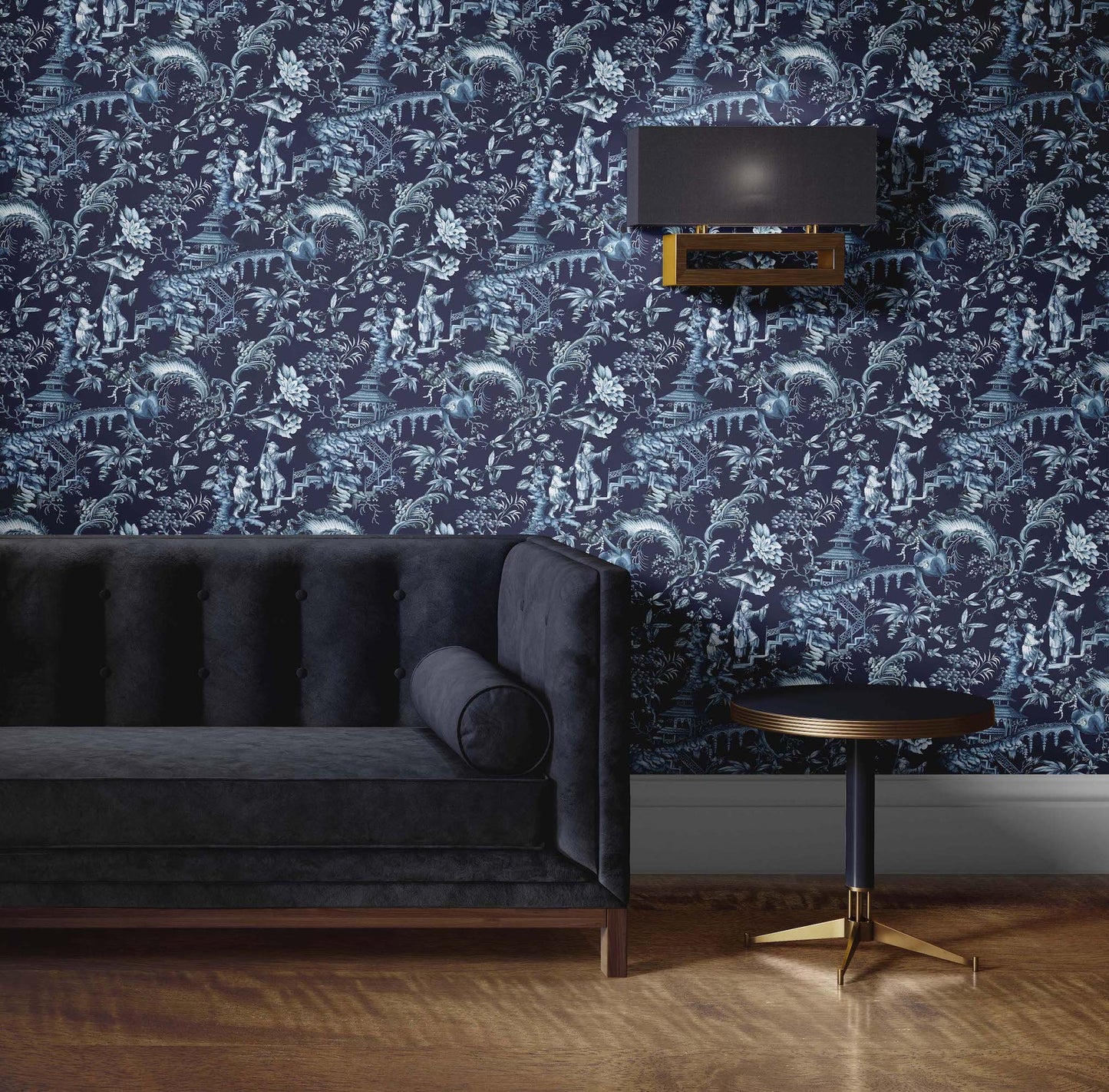 The Orient | Peel and Stick | Fabric Wallpaper