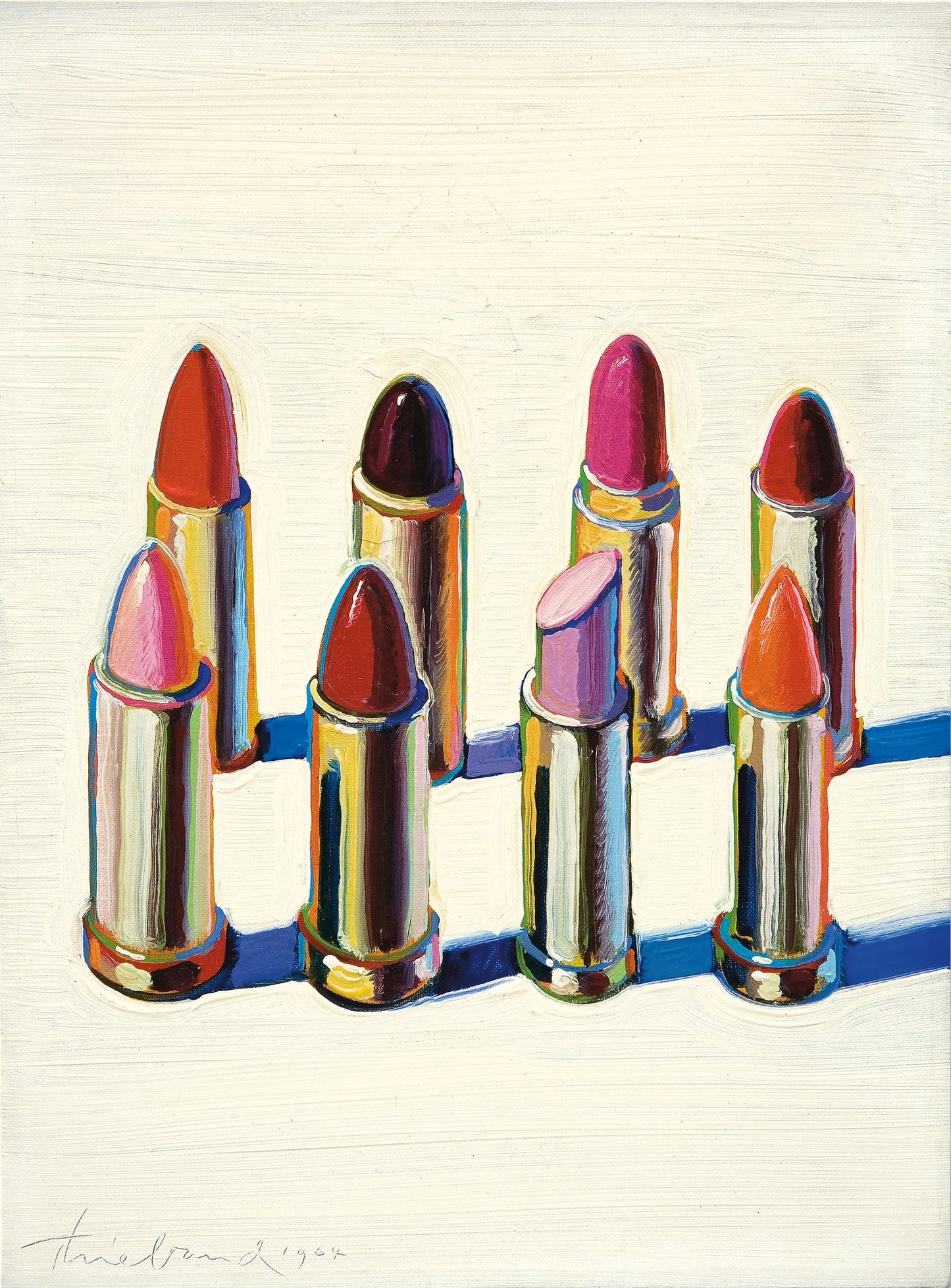 wayne thiebaud lipsticks fine art museum print
