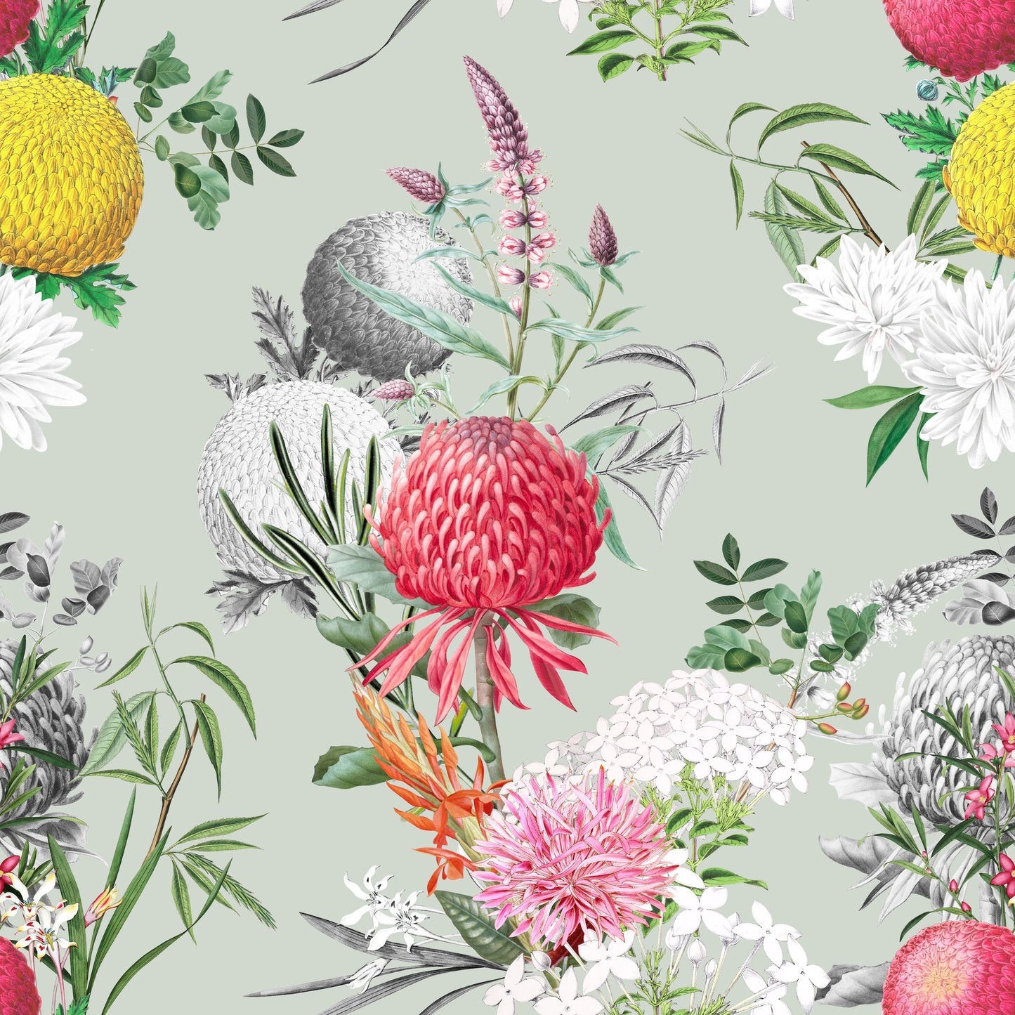 olive floral wallpaper removable peel and stick