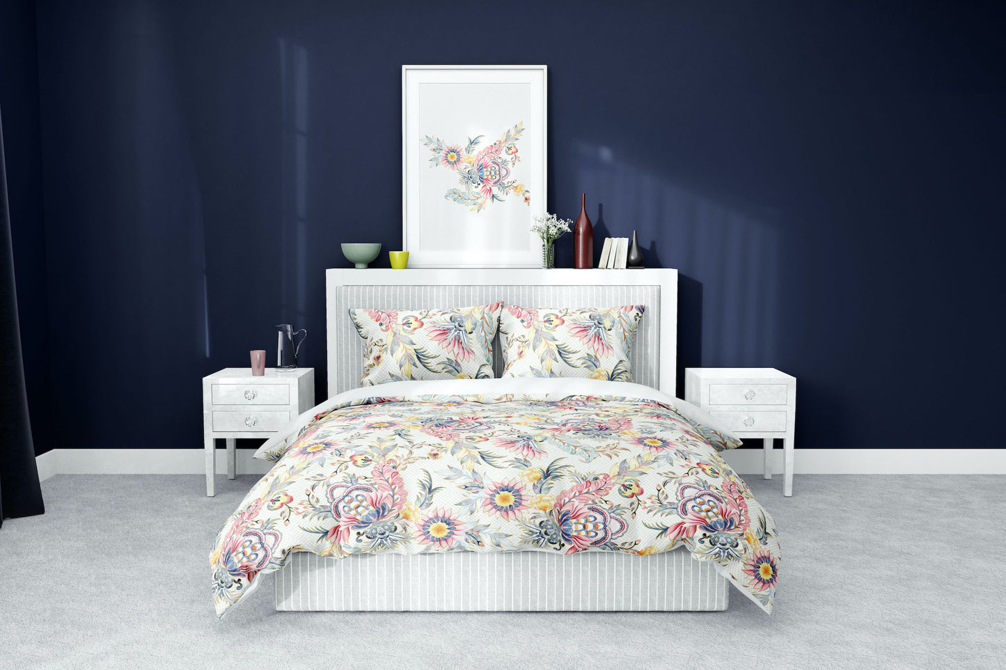 victorian calico cotton bedding duvet