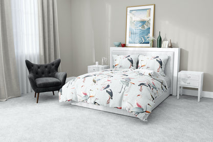 Luxe Crane | Duvet Set