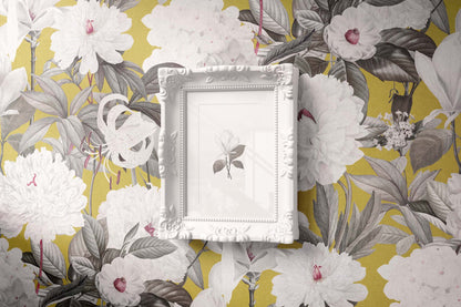 Flores Blancas | Peel and Stick Wallpaper